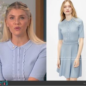 Ted Baker Tilliii Mini Dress, Light Blue